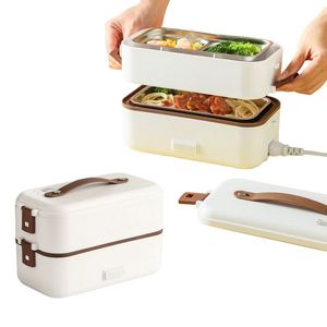 2026 Japanese-style Electric Heated <b>Lunch</b> Box Stainless Steel <b>Boxes</b> Food Warmer - Product Image 3