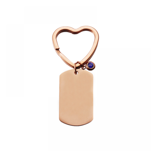 Móc Khóa Hình Chú Chó Bằng Thép Không Gỉ Khắc Laser Cá Tính Móc Khóa Mặt Dây Chuyền Mạ Vàng - Product Image 6