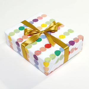 กระดาษห่อของขวัญมีดีไซน์บรรจุภัณฑ์กระดาษห่อของขวัญขนาด50x70ซม. ขายส่งวันเกิด - Product Image 1