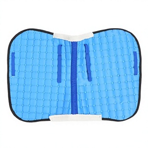 Pad d'équitation sans selle avec étriers |   Selle sans arceau doublée en polaire |   Équipement d'équitation respirant, polyvalent et confortable - Product Image 1