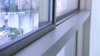 Ventana Exterior Horizontal Moderna de Aluminio con Aislamiento Térmico y Acústico para Dormitorio u Oficina