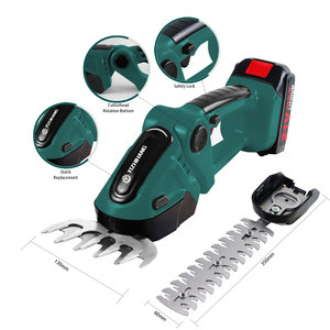 F FLLJ inalámbrico 21V batería de litio herramienta de jardín podadora de árboles al por mayor corte de plantas eléctrico cortasetos de doble hoja - Product Image 6