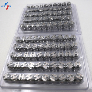 1/4 ''65 độ 304ss áp lực cao HU hvv quạt phun phẳng vòi phun cho quỹ đạo - Product Image 6