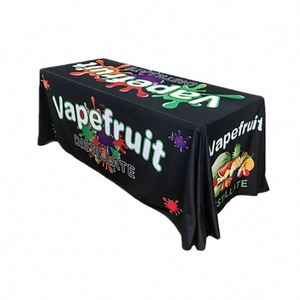 Logo Printed Advertising Tablecloth <b>Table</b> Covers Printing <b>Desk</b> Cover for Exhibition & Promotion - Product Image 1