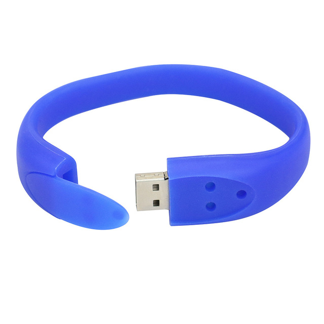 Customized LOGO Wristband USB Flash Memory Stick Silicone Bracelet Pendrive for Giveway 4GB 8GB 16GB 32GB 64GB 128GB