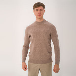 2023 Fashion Pullover Sweater Private Label Wool Cable Knit Mongolian 100% Cashmere Sweater Men