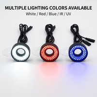 Anneau lumineux LED industriel sur mesure 24VDC/3-PIN avec option de température de couleur multiple pour système de vision de ligne de production automatisée