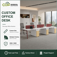 Bureau de travail modulaire en bois blanc moderne et écologique avec montage facile et design durable pour 8 personnes