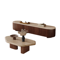 Mesa de Centro Inteligente de ahorro de espacio rectangular multifunción de diseño moderno con almacenamiento para sala de estar