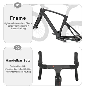Bicicleta de Carretera Cyclone, Bicicleta de Carreras de Carbono Completo, 24 Velocidades, Frenos de Disco, Grupo de Cambio Mecánico, <span class=keywords><strong>Pedales</strong></span> Ordinarios, 700c - Product Image 5