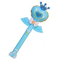 Baguette Magique Lumineuse LED Rotative en Forme de Dauphin et de Dragon, Bâton Musical Lumineux pour Fêtes et Festivals