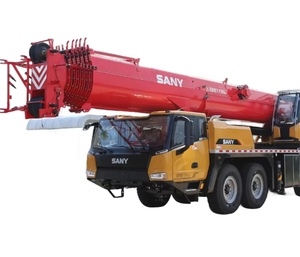 Grue de camion Sany 80 tonnes Bonne performance Garantie d'un an Grue mobile Zoomlion 25t-300t Noyau de boîte de vitesses de grue d'occasion Vente à bas prix - Product Image 1