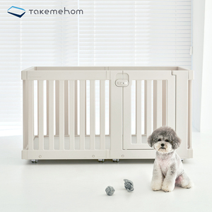 Moderne <span class=keywords><strong>Plastic</strong></span> Hondenbox Verbeterde Versie Eenvoudig Te Monteren Opvouwbare Kennelomheining Voor Kleine Middelgrote Puppy 'S Huisdieren - Product Image 2