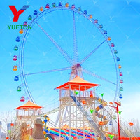 Manèges de Parc d'Attractions Équipement Touristique Extérieur Grande Roue de 88m à Vendre