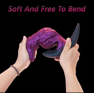 Гибкий и эластичный силиконовый анальный стимулятор с присоской, носимый, без помощи рук, для стимуляции точки G или анальной зоны - Product Image 3