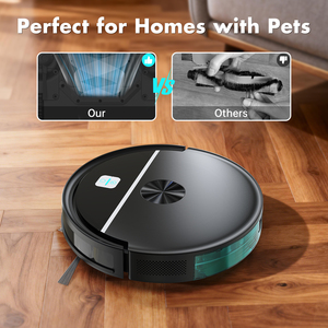 Aspiradora y Mopa Automática Recargable para Pelo de Mascotas y Polvo, Control por APP, Alta Succión, Robot Limpiador Portátil para el Hogar - Product Image 3