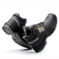 Bottes de sécurité décontractées unisexes en cuir véritable respirant, chaussures à embout personnalisé, application en usine de construction, antidérapantes, été