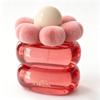 Flacon de parfum en verre 50ml 100ml vide, design unique, rechargeable, flacon pulvérisateur pour emballage de parfum, vente en gros directe d'usine