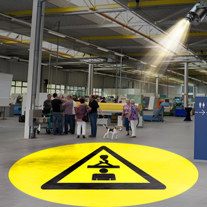 40 واط مخصصة رافعة شوكية لافتات السلامة أدى أضواء الإعلان عن الأشياء المعلقة علامات التحذير الأرضية الأضواء - Product Image 1