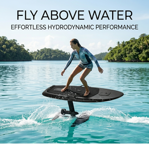 Planche de surf hydrofoil personnalisable Obsidian Stealth Efoil, design élégant et épuré, propulseur puissant, cruiser marin Aquaglider - Product Image 3