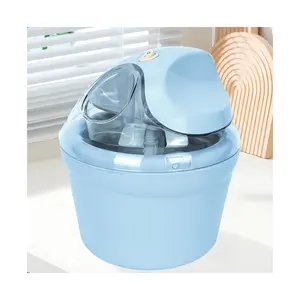 2024 Hot Sale High Quality Appliances Portable Ice Cream Maker 1.4L Blue Ice Cream Machine