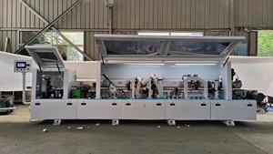 8 Functions Automatic Woodworking Banding with Pre Milling and <b>Corner</b> Rounding Bander <b>Trimming</b> Machine Gd-468j Banding - Product Image 4