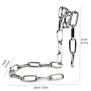 Porte-bouteille de vin créatif et original, support de bouteille de whisky rouge tendance, décoration murale en forme de serpent avec corde de suspension, présentoir cadeau - Product Image 6