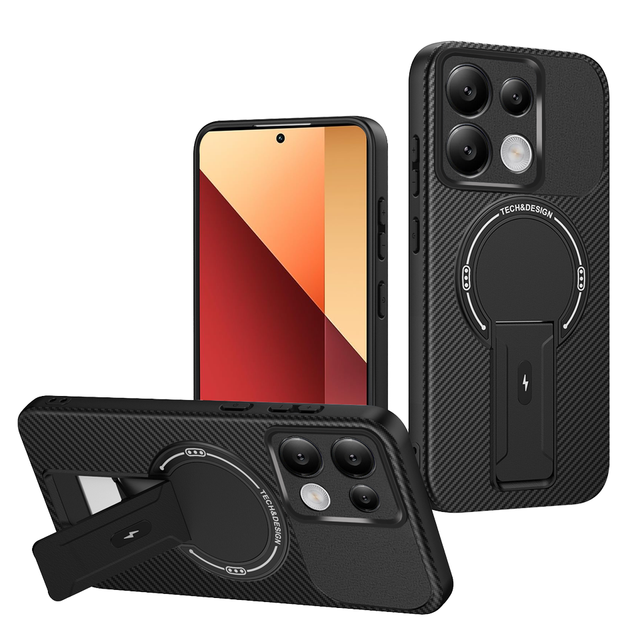 Luxury Design Phone case Magnetic Charging Hard Case for Redmi Note Series - Compatible with Redmi Note 14 Pro