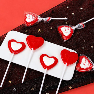 Sucettes en forme de cœur Agolyn, emballées individuellement, lot en vrac, vente en gros, bonbons durs romantiques - Product Image 6