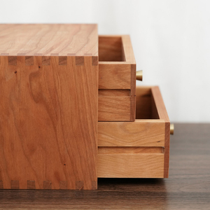 Anh Đào Nhỏ Rắn Gỗ Ngăn Kéo Tủ Mộng Tenon Cho Phòng Khách Y Học Lưu Trữ Thân Thiện Với Môi Đa Chức Năng Tùy Chỉnh Kích Thước - Product Image 3