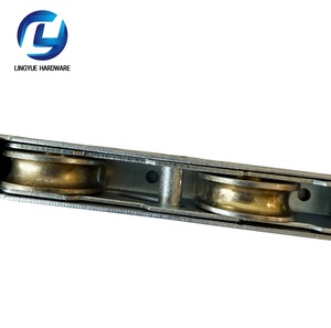 Formulación de rueda de tira larga, polea de disco de doble oreja, ancho de 12,5 cm, accesorios de rodillos para puertas correderas y ventanas - Product Image 6