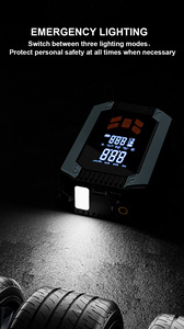 Multifunktions-Auto-Power bank mit tragbarer <span class=keywords><strong>Lithium</strong></span>-Starthilfe mit 150PSI Luftpumpe und Reifen pumpe für Benzin autos - Product Image 2