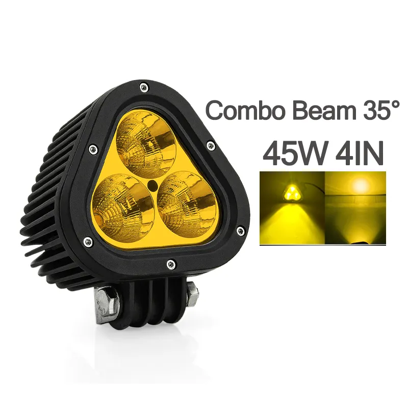 Alemanha EMC Combo Feixe Mini 50W 4 polegadas Trator Luz de Nevoeiro de Condução Auxiliar Levou Luz para Offroad 4x4