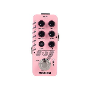 Mooer D7 Digital Delay Pedal Efecto Construido en 6 Efectos <span class=keywords><strong>Tap</strong></span> <span class=keywords><strong>Tempo</strong></span> Función Looper Loop Grabación 150S - Product Image 3
