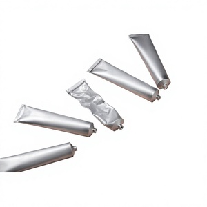 Vente en gros OEM Tubes de crème pour les yeux en aluminium de 50-120 ml de haute qualité, durables, avec bouchon à vis, impression offset, personnalisables, GREEN - Product Image 1