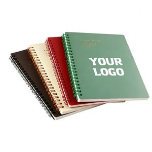 สมุดบันทึกแบบปกแข็งเปล่า ขนาด A5 A4 สำหรับนักเรียน ปี 2025 ออกแบบโลโก้เองได้ สมุดไดอารี่ สมุดแบบฝึกหัด สมุดโน้ตแบบสันห่วง - Product Image 1