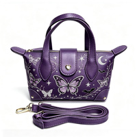 Sac à main en cuir PU personnalisé avec impression intégrale, mini pochette avec bandoulière amovible, petit sac à main pour filles, cadeau