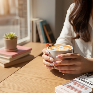 Too Cool School Professional Press Nails Tips 24pcs Real Wear Ribbon Core Easy Appliquer Corée du Sud K Beauty Nail Art - Product Image 3