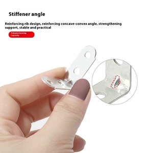 Connecteur d'angle à 90 degrés en fer, code d'angle en forme de fleur de prunier, connexion en forme de L, accessoires de meubles pour support d'étagère - Product Image 4