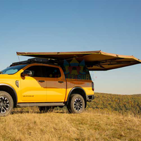 Camping 180 270 Auvent Libre Debout Pliable Auvents De Voiture Côté Voiture 270 Degrés Auvent Véhicule Overland Rooftop Tente Auvent