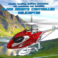 Hélicoptère télécommandé infrarouge 2.5CH avec des avions de contrôle clignotants colorés jouets de plein air pour les enfants