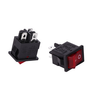 Nhà sản xuất-cung cấp 4-pin 250VAC on/off Power Rocker chuyển đổi với Red LED ánh sáng 6A Rocker chuyển đổi - Product Image 6