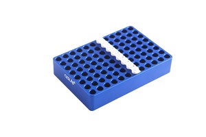 Rack pour tubes de <span class=keywords><strong>laboratoire</strong></span> en aluminium 96 puits Rack pour tubes de <span class=keywords><strong>test</strong></span> en aluminium pour <span class=keywords><strong>Pcr</strong></span> 0.2ml - Product Image 4