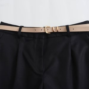 PB&ZA <span class=keywords><strong>Femme</strong></span> 2025 Automne Nouvelle Mode <span class=keywords><strong>Chic</strong></span> Décontractée avec Ceinture Short Jupe-culotte Taille Haute Zippée <span class=keywords><strong>Femme</strong></span> Skort Mujer - Product Image 4