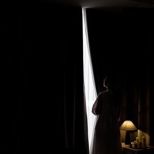 Thổ Nhĩ Kỳ bọc vải từ trực tiếp Trung Quốc nhà máy Vải rèm cửa màn Linen cả hai bên cho phòng họp - Product Image 5