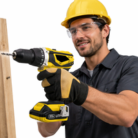 Perceuse sans fil haute puissance 20V avec moteur sans balais et couple maximal de 40 Nm