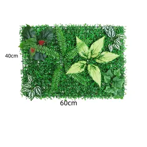 Grosir Pabrik dinding tanaman dekoratif dalam dan luar ruangan, dinding dekoratif pemasangan hijau, tanaman buatan