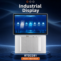 COMPT Écran tactile industriel Android 16 pouces en forme de L, personnalisé pour PC Windows, avec PoE, sans ventilateur, visible en plein soleil, pour stockage NAS
