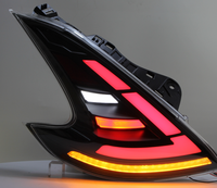 Feux arrière complets RGB pour voiture, ensemble de feux arrière à LED modifiés avec projecteur, accessoires pour Nissan 370z 2008-2019, pièces automobiles