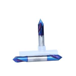 Broca de carburo de tungsteno OEM personalizable para biselado, herramienta de corte CNC con fresadora de extremos para biselado - Product Image 1